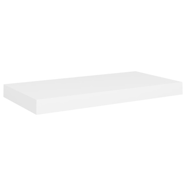 Estante flotante de pared MDF blanco 50x23x3,8 cm Estante flotante de pared MDF blanco 50x23x3,8 cm
