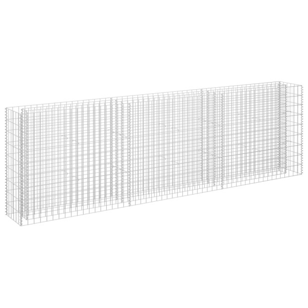 Arriate de gaviones de acero galvanizado 270x30x90 cm Arriate de gaviones de acero galvanizado 270x30x90 cm