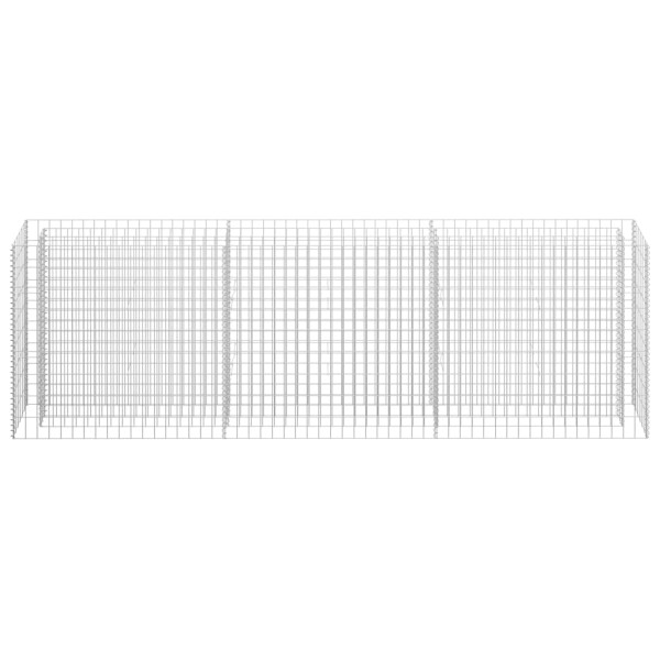 Arriate de gaviones de acero galvanizado 270x30x90 cm Arriate de gaviones de acero galvanizado 270x30x90 cm