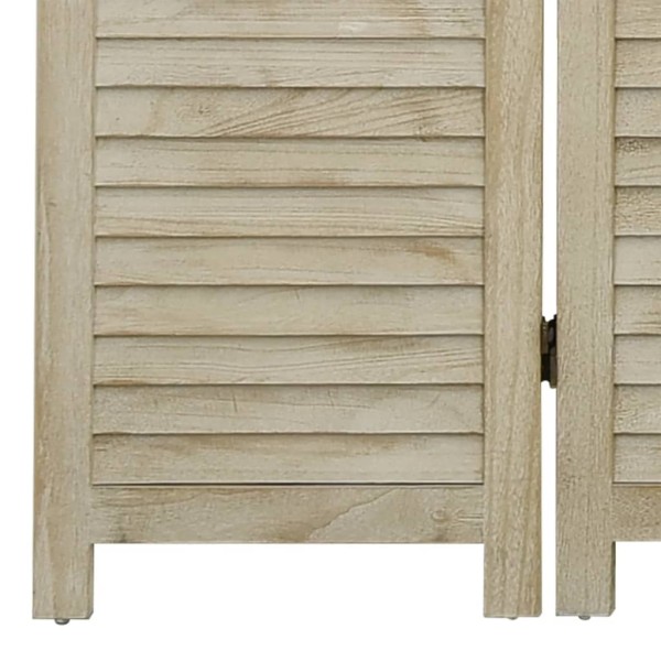 Biombo de 5 paneles de madera maciza de paulownia 175x165 cm Biombo de 5 paneles de madera maciza de paulownia 175x165 cm