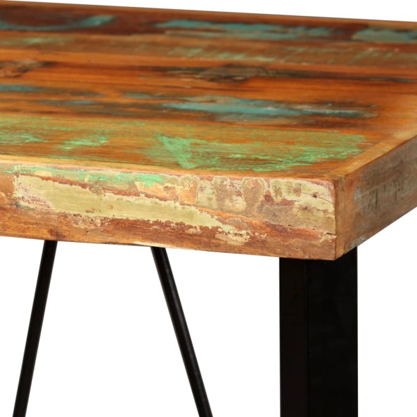 Mesa de bar de madera maciza reciclada 60x60x107 cm Mesa de bar de madera maciza reciclada 60x60x107 cm