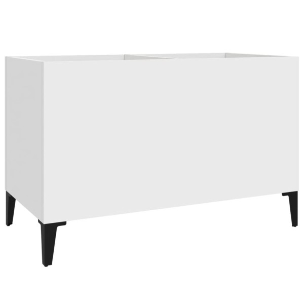 Mueble para discos madera contrachapada blanco 74,5x38x48 cm Mueble para discos madera contrachapada blanco 74,5x38x48 cm