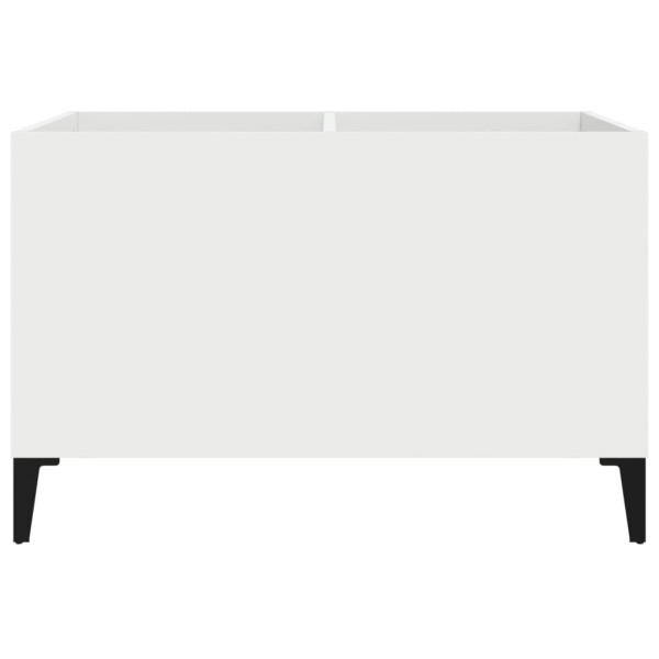 Mueble para discos madera contrachapada blanco 74,5x38x48 cm Mueble para discos madera contrachapada blanco 74,5x38x48 cm