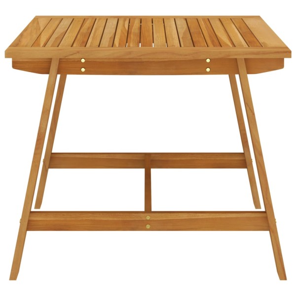 Mesa de comedor de jardín madera maciza de acacia 88x88x74 cm Mesa de comedor de jardín madera maciza de acacia 88x88x74 cm