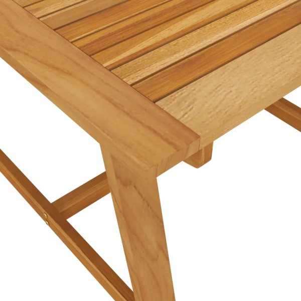 Mesa de comedor de jardín madera maciza de acacia 88x88x74 cm Mesa de comedor de jardín madera maciza de acacia 88x88x74 cm
