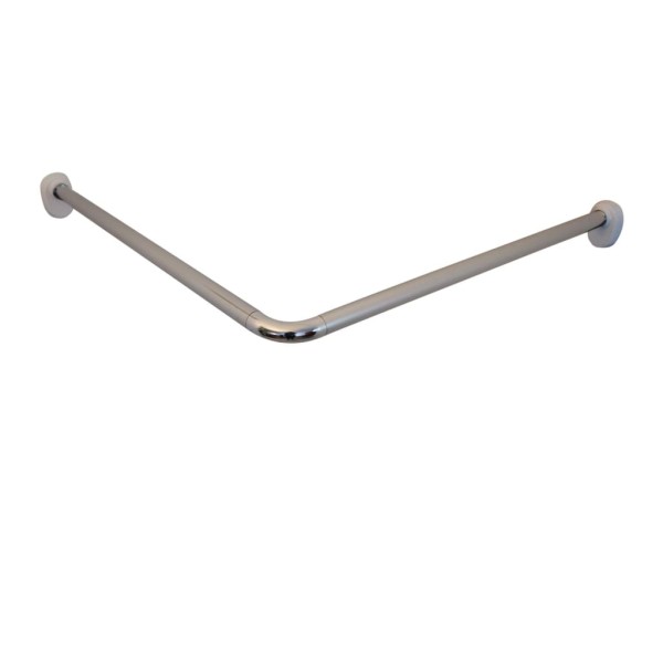 RIDDER Barra para cortina de ducha angular cromada 90x90x2,5 cm RIDDER Barra para cortina de ducha angular cromada 90x90x2,5 cm
