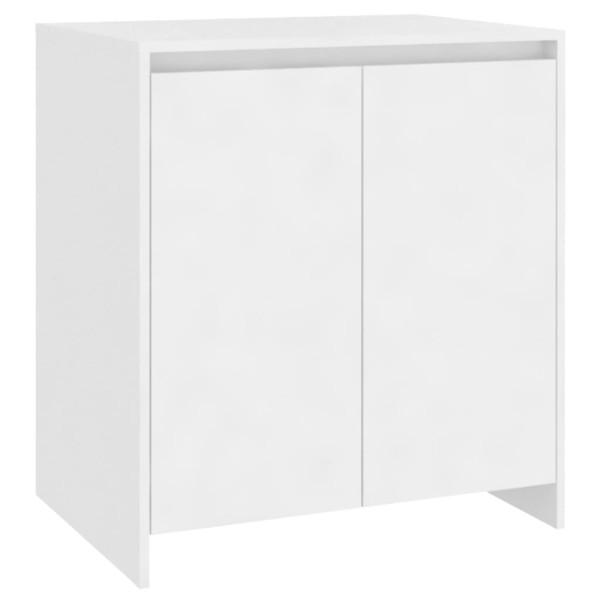 Aparador de 2 piezas madera manufacturada blanca Aparador de 2 piezas madera manufacturada blanca
