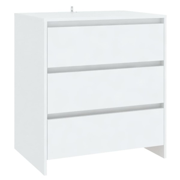 Aparador de 2 piezas madera manufacturada blanca Aparador de 2 piezas madera manufacturada blanca