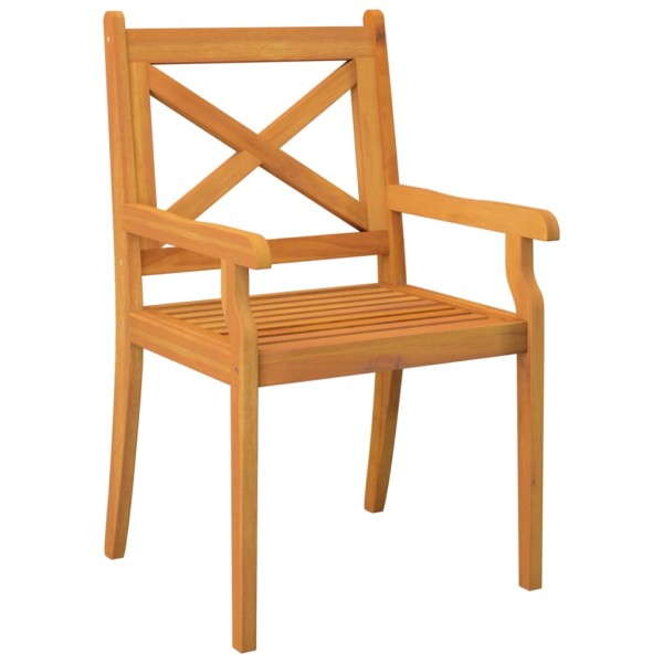 Sillas de comedor de jardín 6 uds madera maciza de acacia Sillas de comedor de jardín 6 uds madera maciza de acacia