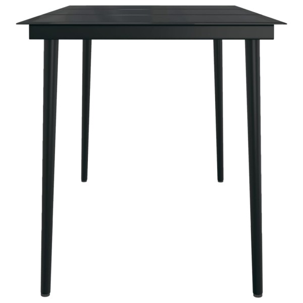Juego de comedor de jardín 5 piezas con cojines gris Juego de comedor de jardín 5 piezas con cojines gris