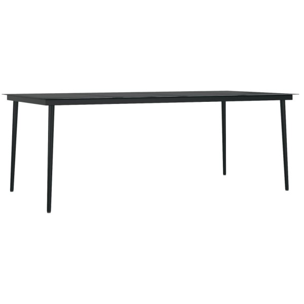 Juego de comedor de jardín 9 pzas con cojines gris Juego de comedor de jardín 9 pzas con cojines gris