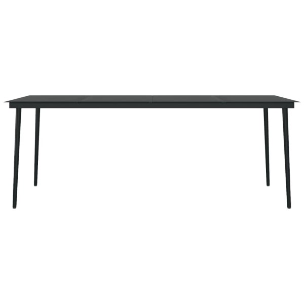 Juego de comedor de jardín 9 pzas con cojines gris Juego de comedor de jardín 9 pzas con cojines gris