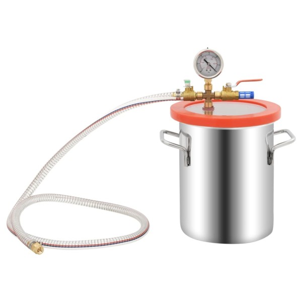 Cámara de vacío con bomba de 2 etapas 5,5 L Cámara de vacío con bomba de 2 etapas 5,5 L