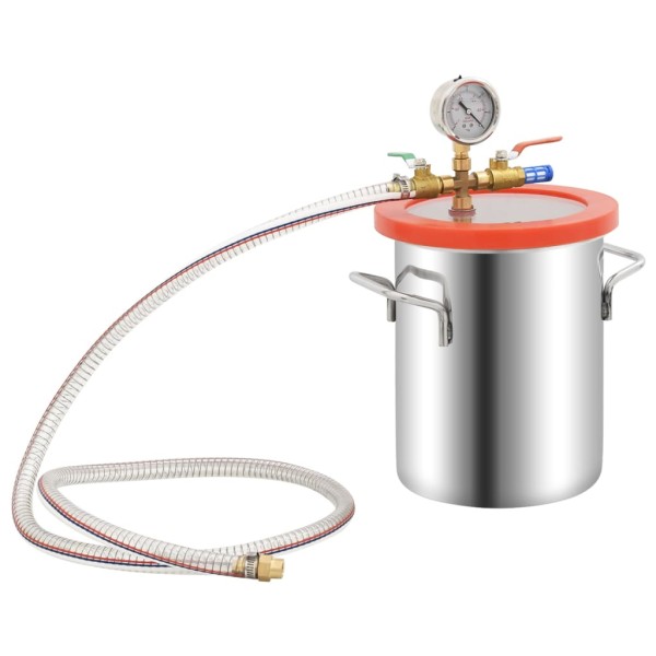 Cámara de vacío con bomba de 2 etapas 5,5 L Cámara de vacío con bomba de 2 etapas 5,5 L