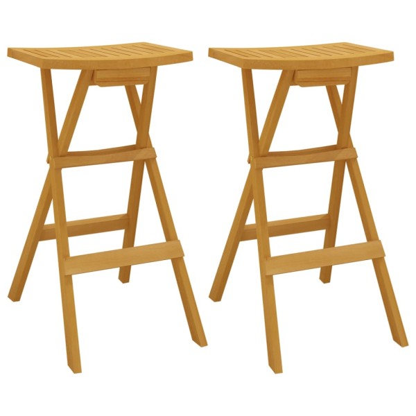 Set de bar plegable 3 piezas madera maciza de teca Set de bar plegable 3 piezas madera maciza de teca