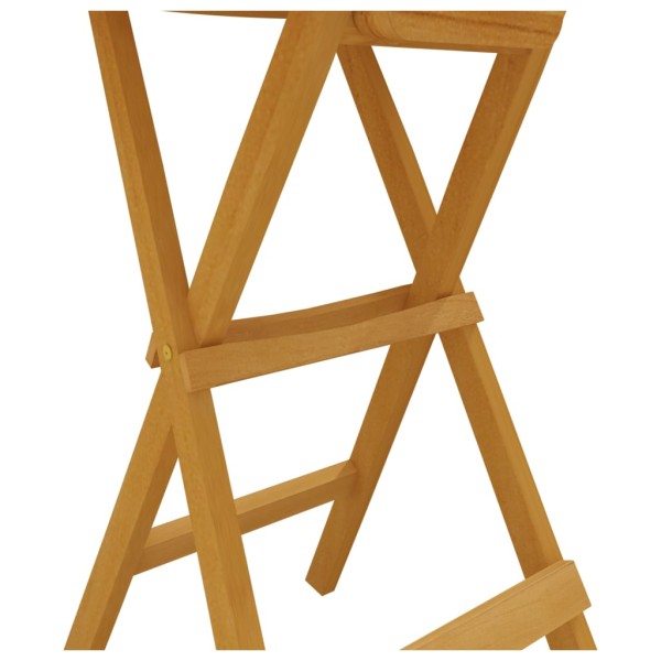 Set de bar plegable 3 piezas madera maciza de teca Set de bar plegable 3 piezas madera maciza de teca