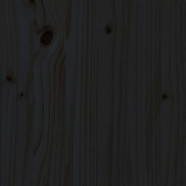Estructura de cama madera maciza super king negro 180x200 cm