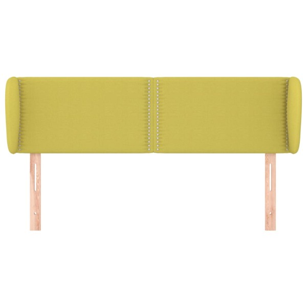 Cabecero de tela verde 147x23x78/88 cm Cabecero de tela verde 147x23x78/88 cm