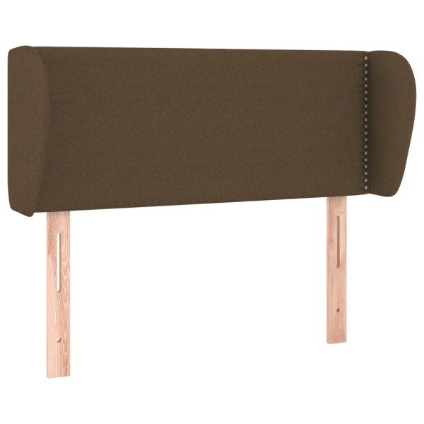 Cabecero de tela marrón oscuro 83x23x78/88 cm Cabecero de tela marrón oscuro 83x23x78/88 cm