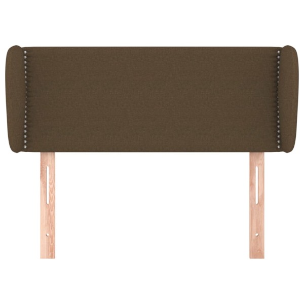 Cabecero de tela marrón oscuro 83x23x78/88 cm Cabecero de tela marrón oscuro 83x23x78/88 cm
