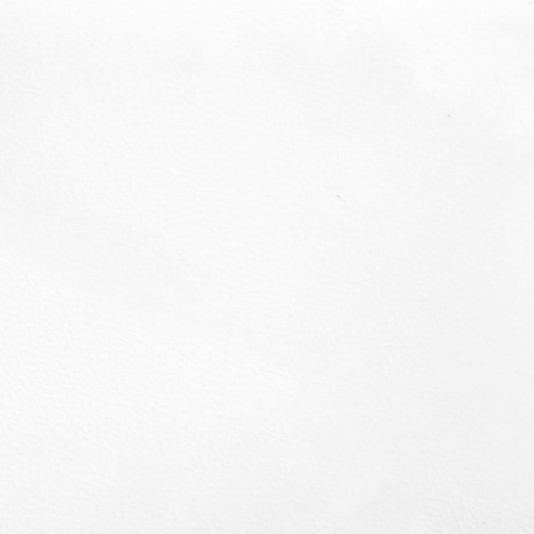 Cabecero de cuero sintético blanco 103x23x78/88 cm Cabecero de cuero sintético blanco 103x23x78/88 cm