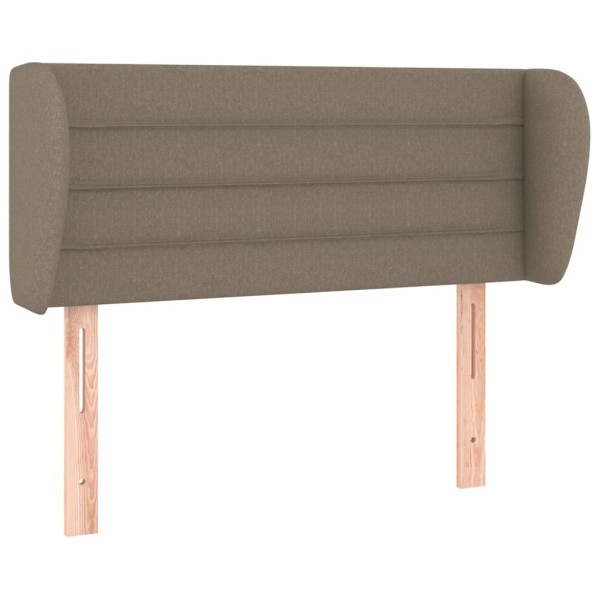 Cabecero de tela gris taupe 83x23x78/88 cm Cabecero de tela gris taupe 83x23x78/88 cm