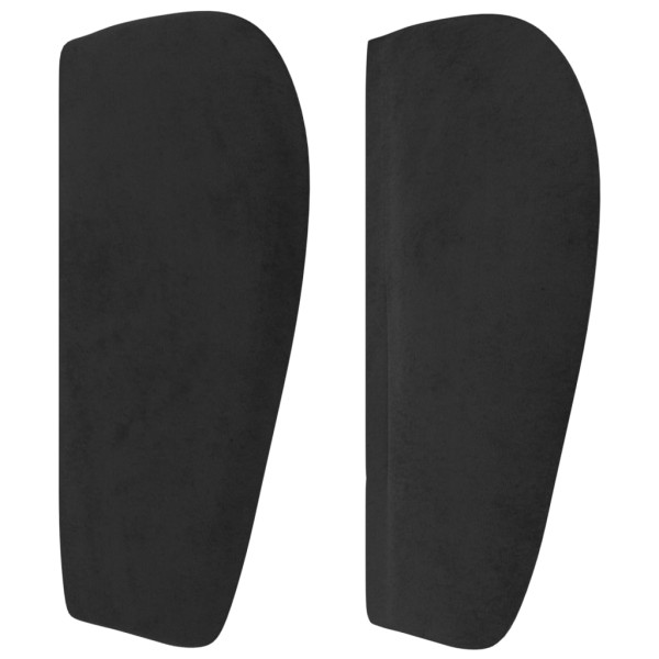 Cabecero de terciopelo negro 203x23x78/88 cm Cabecero de terciopelo negro 203x23x78/88 cm