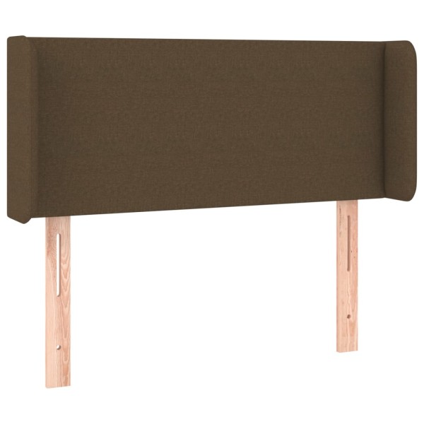 Cabecero de tela gris oscuro 103x16x78/88 cm Cabecero de tela gris oscuro 103x16x78/88 cm