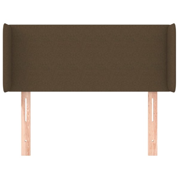 Cabecero de tela gris oscuro 103x16x78/88 cm Cabecero de tela gris oscuro 103x16x78/88 cm