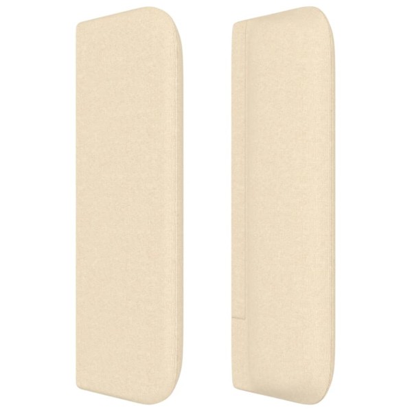 Cabecero de tela color crema 163x16x78/88 cm Cabecero de tela color crema 163x16x78/88 cm