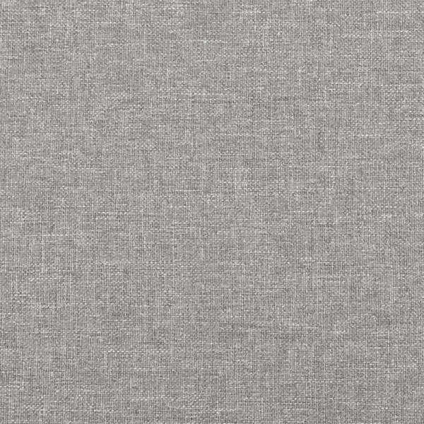 Cabecero con orejas de tela gris claro 203x16x118/128 cm Cabecero con orejas de tela gris claro 203x16x118/128 cm