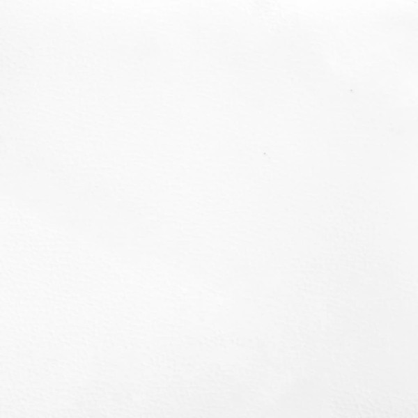 Cabecero con orejas de cuero sintético blanco 103x16x118/128 cm Cabecero con orejas de cuero sintético blanco 103x16x118/128 cm