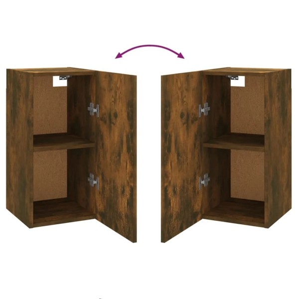 Muebles para TV 7 uds contrachapado roble ahumado 30,5x30x60 cm Muebles para TV 7 uds contrachapado roble ahumado 30,5x30x60 cm