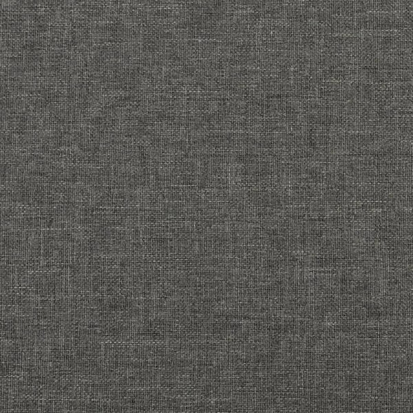 Estructura de cama box spring tela gris oscuro 200x200 cm Estructura de cama box spring tela gris oscuro 200x200 cm