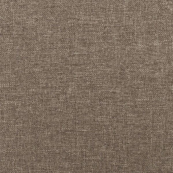 Estructura de cama box spring tela gris taupe 140x190 cm