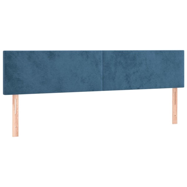 Cabecero con LED de terciopelo marrón oscuro 160x5x78/88 cm Cabecero con LED de terciopelo marrón oscuro 160x5x78/88 cm
