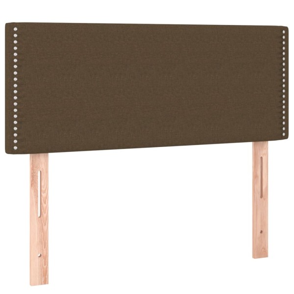 Cabecero con LED de tela marrón oscuro 80x5x78/88 cm Cabecero con LED de tela marrón oscuro 80x5x78/88 cm