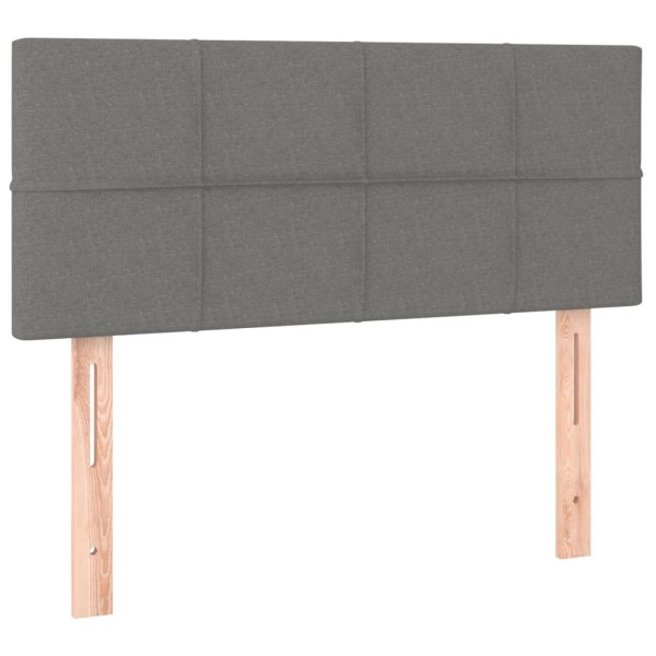 Cabecero con LED de tela gris oscuro 80x5x78/88 cm Cabecero con LED de tela gris oscuro 80x5x78/88 cm