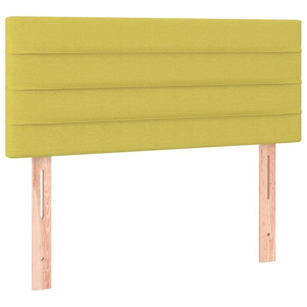 Cabecero con LED de tela verde 80x5x78/88 cm Cabecero con LED de tela verde 80x5x78/88 cm
