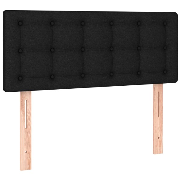 Cabecero con LED de tela negro 80x5x78/88 cm Cabecero con LED de tela negro 80x5x78/88 cm
