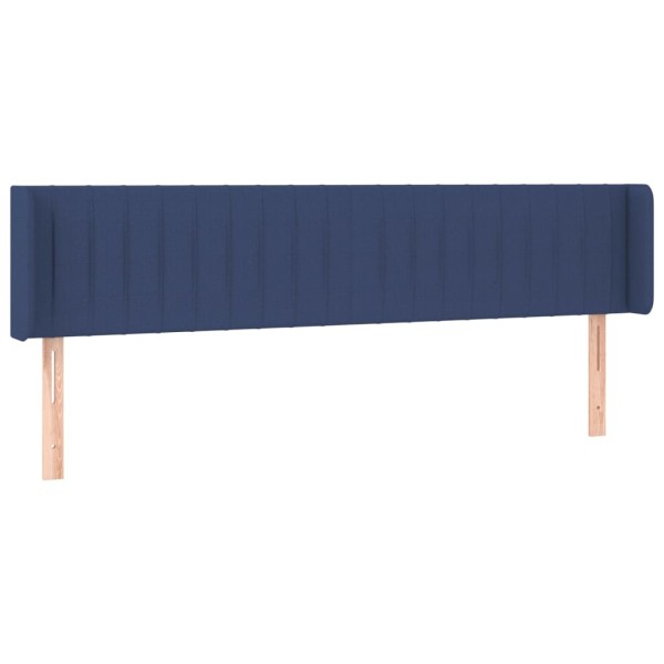 Cabecero con LED de tela azul 203x16x78/88 cm Cabecero con LED de tela azul 203x16x78/88 cm