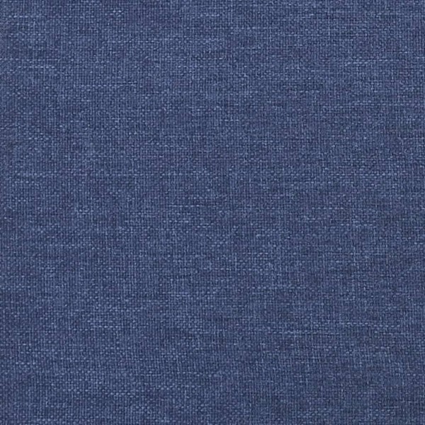 Estructura de cama con cabecero de tela azul 200x200 cm Estructura de cama con cabecero de tela azul 200x200 cm