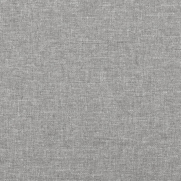 Estructura de cama con cabecero de tela gris claro 80x200 cm Estructura de cama con cabecero de tela gris claro 80x200 cm