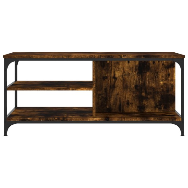 Mesa de centro madera contrachapada roble ahumado 100x50x45 cm Mesa de centro madera contrachapada roble ahumado 100x50x45 cm
