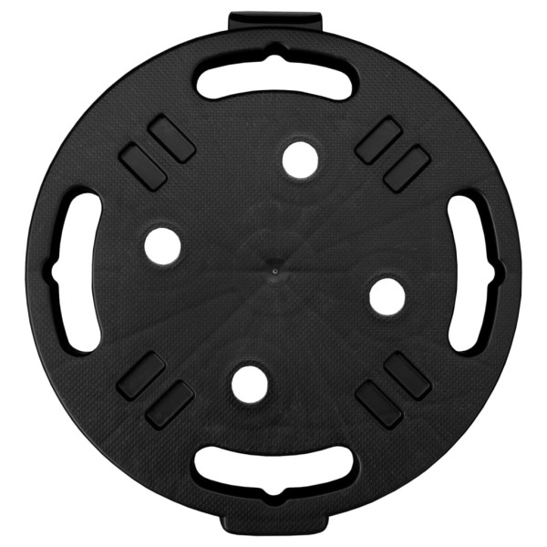 Soporte con ruedas para plantas 3 uds negro diámetro 30cm 170kg Soporte con ruedas para plantas 3 uds negro diámetro 30cm 170kg