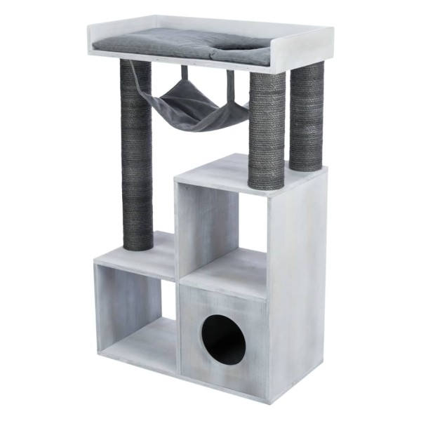 TRIXIE Poste rascador para gatos función de estante gris TRIXIE Poste rascador para gatos función de estante gris