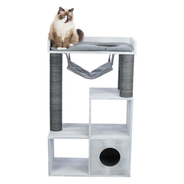 TRIXIE Poste rascador para gatos función de estante gris TRIXIE Poste rascador para gatos función de estante gris