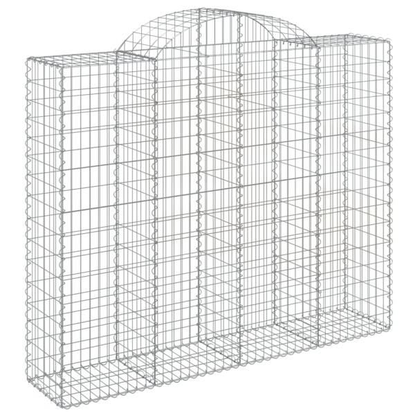 Cestas gaviones 13 uds forma de arco hierro 200x50x160/180 cm Cestas gaviones 13 uds forma de arco hierro 200x50x160/180 cm