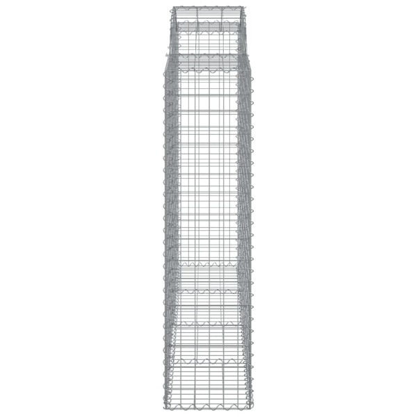 Cestas gaviones 13 uds forma de arco hierro 200x50x160/180 cm Cestas gaviones 13 uds forma de arco hierro 200x50x160/180 cm
