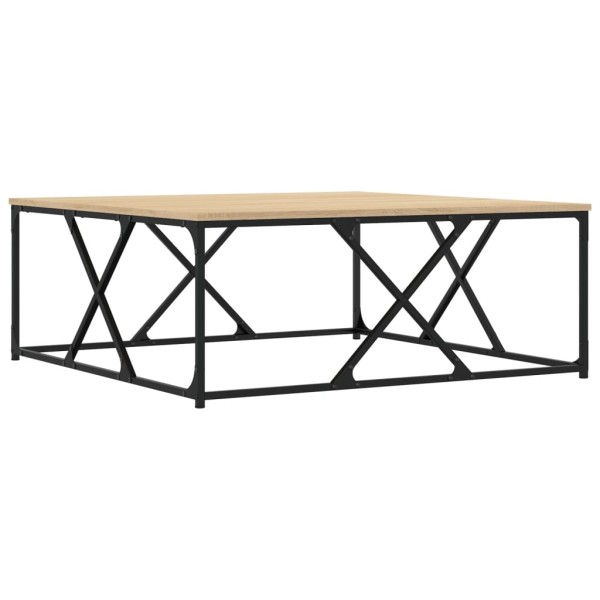 Mesa de centro madera de ingeniería roble Sonoma 100x100x40 cm Mesa de centro madera de ingeniería roble Sonoma 100x100x40 cm